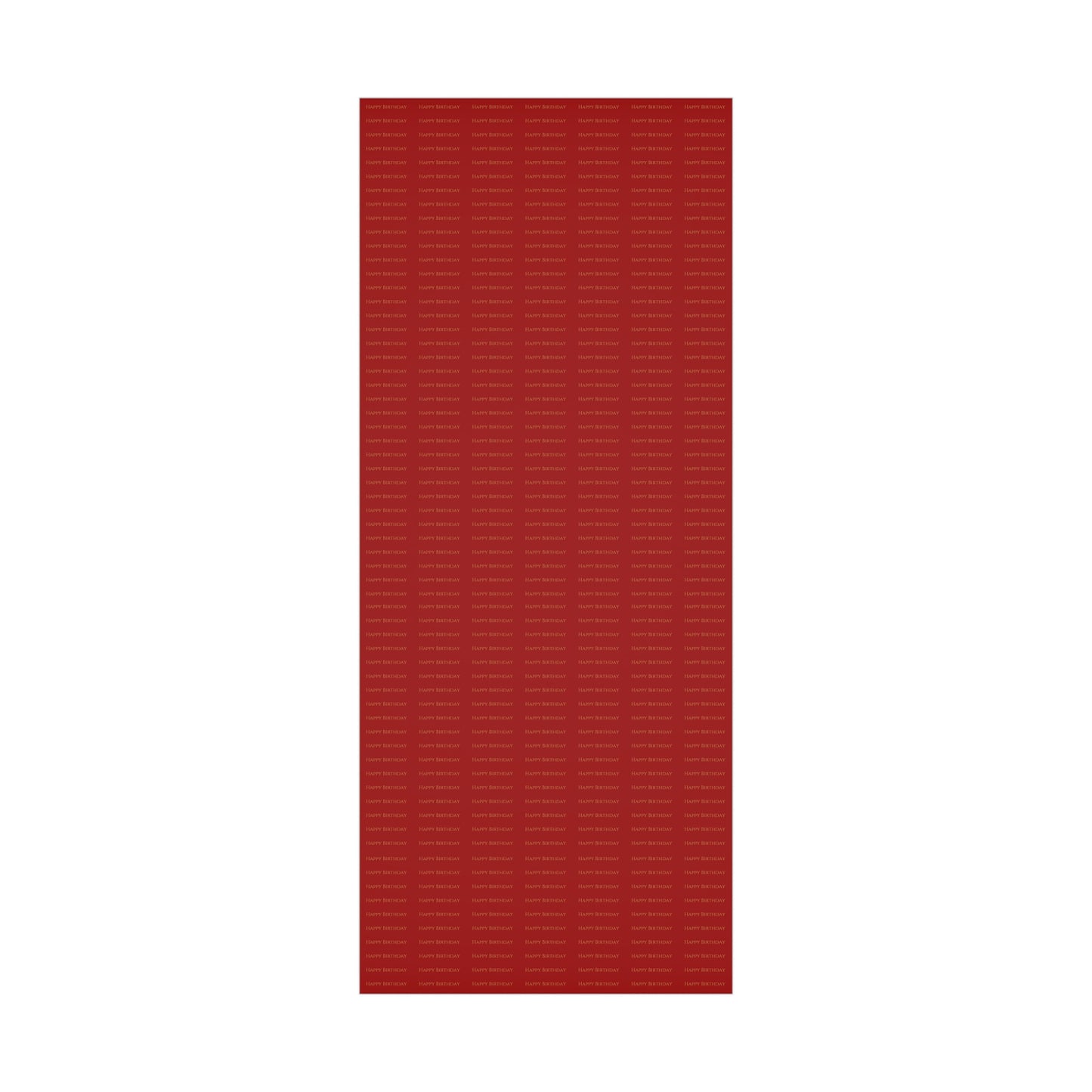Happy Birthday Gift Wrap Papers | Festive Red Wrapping for Celebrations