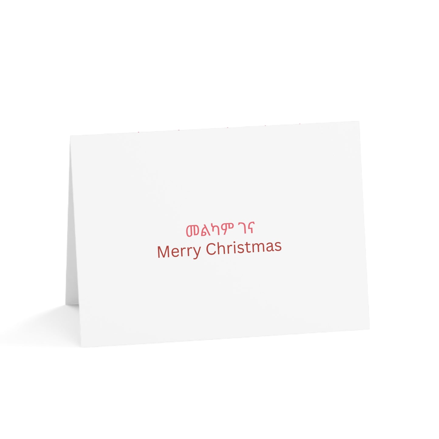 Red Merry Christmas Cards (1, 10, 30, and 50pcs)